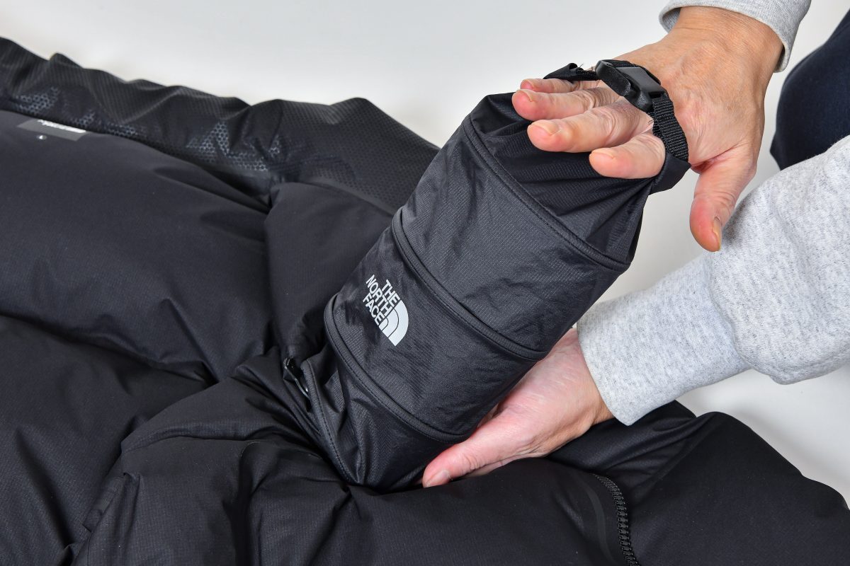 ノースフェイス エアチャンバーヌプシジャケット【Mサイズ】 話題のTHE NORTH FACE「エア チャンバー ヌプシ ジャケット
