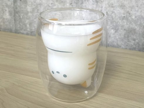 ディノス、飲み物によって猫の見た目が変わる「結露しにくい 耐熱ネコグラス」