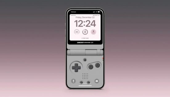 iPhoneが20年前の携帯ゲーム機に変身!? 懐かしのiPod風にできる壁紙も