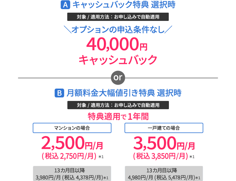 ビッグローブ光特典