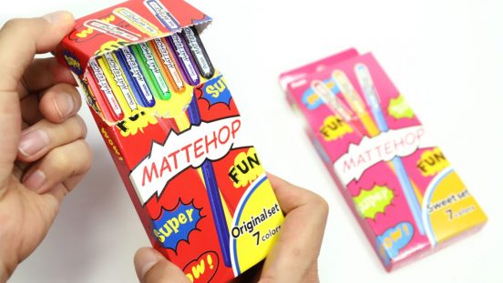 インクの粒子に秘密あり！ボールペン「マットホップ」に注入されたマットにくっきり発色させる技術