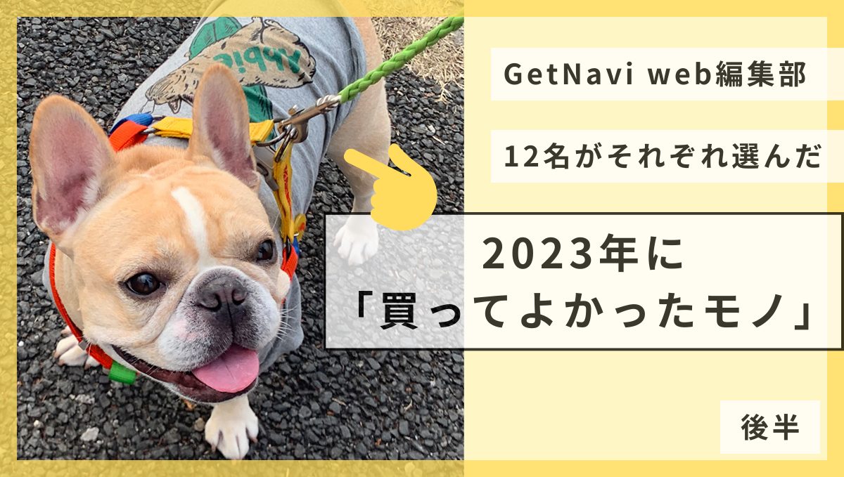 【モノ媒体の編集部12名で選んだ】2023年に「買ってよかったモノ」音楽、健康、ファッション……愛犬もおしゃれに【後半】