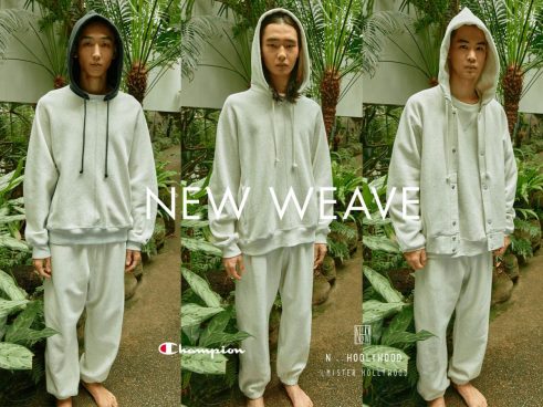 様々な年代のアイテムをコラージュ！ チャンピオン、N.ハリウッドとのカプセルコレクション「NEW WEAVE」第5弾
