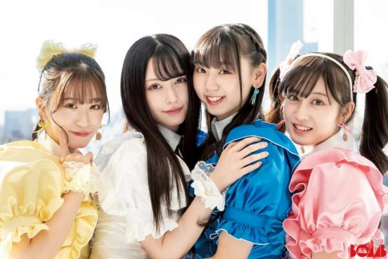 NMB48山本望叶・川上千尋・上西怜・泉綾乃演じるアイドル“テトラ”の撮影現場に潜入【独占カット】