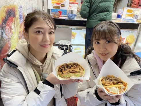 Juice=Juice工藤由愛＆飯田圭織の上野・アメ横アポなし食べ歩き後編！絶品ケバブに舌鼓『キタに恋した！』