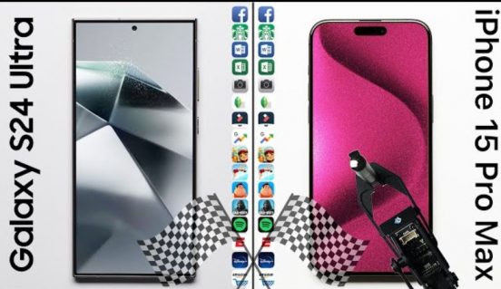 Galaxy S24 UltraとiPhone 15 Pro Max、アプリを次々起動するスピード対決！ その結果は？