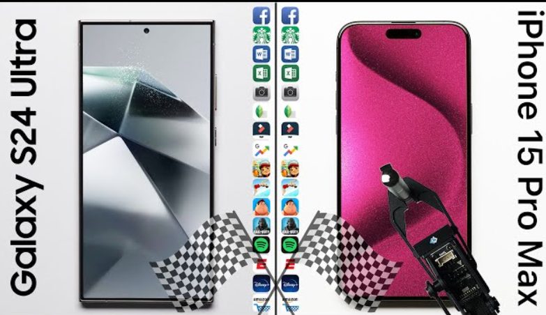 Galaxy S24 UltraとiPhone 15 Pro Max、アプリを次々起動するスピード対決！ その結果は？