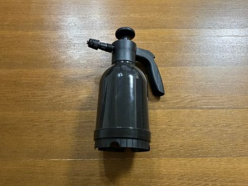 水道がなくても水掃除ができる「ポンプ式ジェット泡洗浄クリーナー」