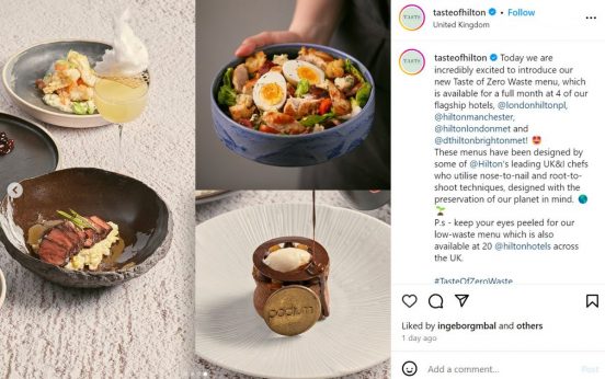 野菜の皮や残り物が豪華料理に！ 英ヒルトンで「廃棄ゼロメニュー」が期間限定で登場