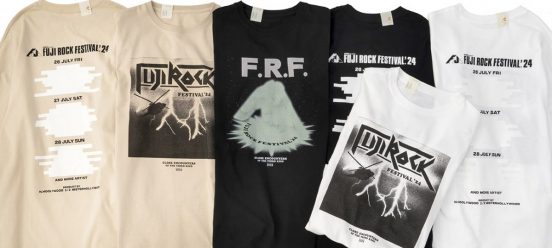 フジコレ’24はN.HOOLYWOODをデザインパートナーに迎え、復刻デザインTシャツを展開！