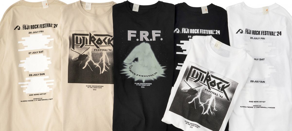 フジコレ’24はN.HOOLYWOODをデザインパートナーに迎え、復刻デザインTシャツを展開！