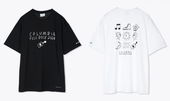 汗をかいてもサラリとした着心地をキープする！吸湿速乾機能オムニウィック搭載コロンビア×フジロックTシャツ