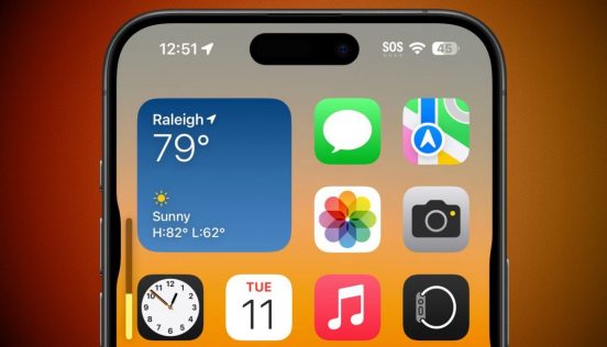 「iOS 18」、ボタンを押すとベゼルがムニッと動きます