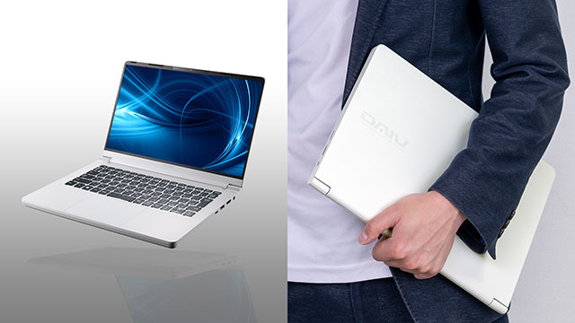 モバイル性とパフォーマンスを追求！ マウスのクリエイター向け14型ノートパソコン「DAIV R4」がリニューアル
