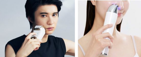 夏場の顔面トラブルに悩む男性の肌に、ヤーマンの美顔器を使用したメンズメニュー登場