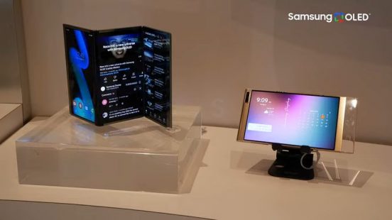 サムスン、三つ折りや巻き取り式のスマホを開発中！ 課題は…