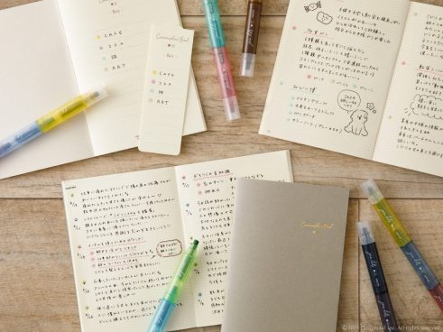 アイデアや情報をまとめる「コモンプレイスブック」作りに最適！ 1本で3色使える連結ペン「ジョインドッツ」と「コモンプレイスブック用ノート」が新発売