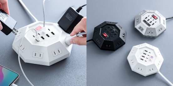 要塞……いえ電源タップです！ 最大16台を同時充電可、コンセント争奪戦とおさらば