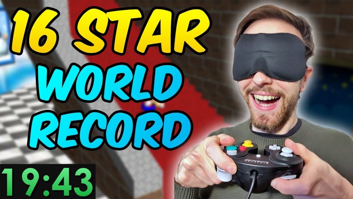 『スーパーマリオ64』の目隠しスピードラン、16スターで快挙が生まれた！