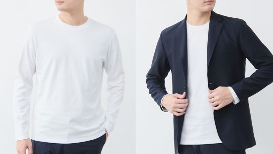 ジャケットインに最適！ 10年着られるキレイめTシャツ「10 Years」