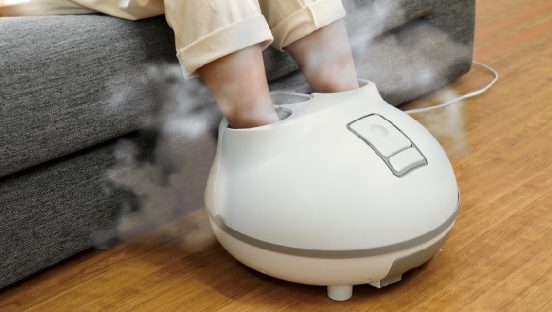 後片付けも簡単！ スチームで足元を温めてリラックスできる「足だけサウナ」