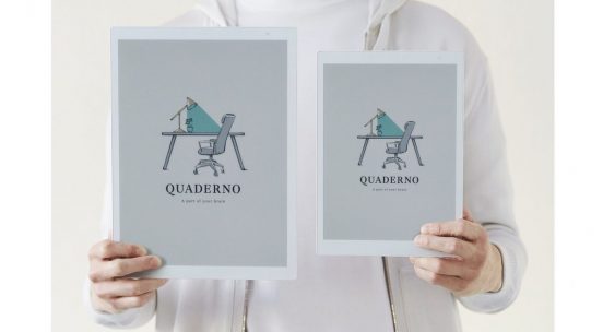 FCCLの電子ペーパー「クアデルノ」カラーモデル登場！ ビジネスや音楽シーンでの利便性アップ