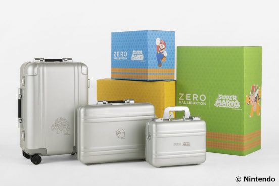 スーパーマリオとZERO HALLIBURTONがコラボ！ アルミニウム製ラゲージなどイベント限定アイテム3種