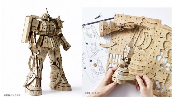見せてもらおうか「竹製」モビルスーツの実力とやらを！ 全358ピース「シャア専用ザクII」立体パズル