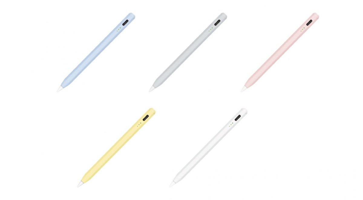 小さな手でも書きやすい！ 手のひらサイズ「iPad専用充電式タッチペン ショートタイプ」