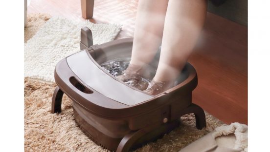 足先までぽかぽか！ コンパクトに収納できる加熱式フットバス「あし～ゆ」