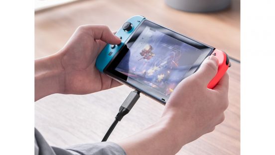 LAN端子のないスマホやゲーム機でも安定したネット通信ができるUSB C to LAN変換ケーブル