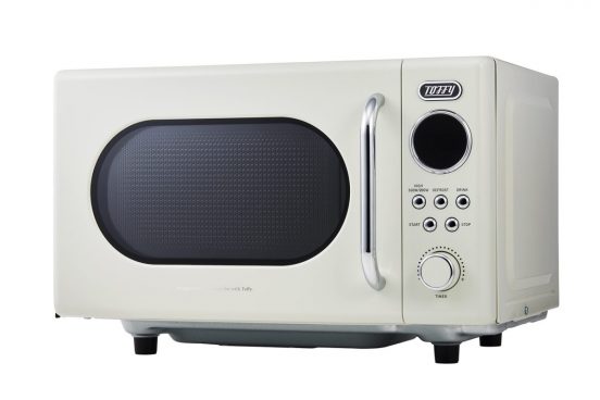 便利な新機能を搭載しつつ値下げ！ レトロスタイル「Toffy 電子レンジ」