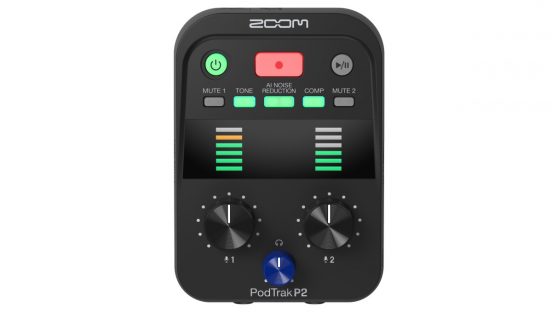 AI学習で邪魔なノイズをカット！ 世界初のUSBマイク用ポッドキャストレコーダー「PodTrak P2」