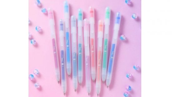 なつかしのキラキラペンがノック式になって帰ってきた！ サクラクレパス「ボールサイン ティアラ ノック」6月発売