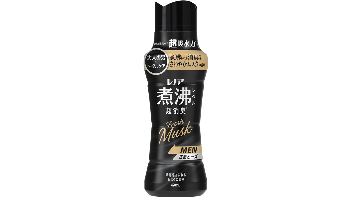 こびりついたニオイを消臭！ レノアの消臭抗菌ビーズにムスクの香りの「MEN」が追加