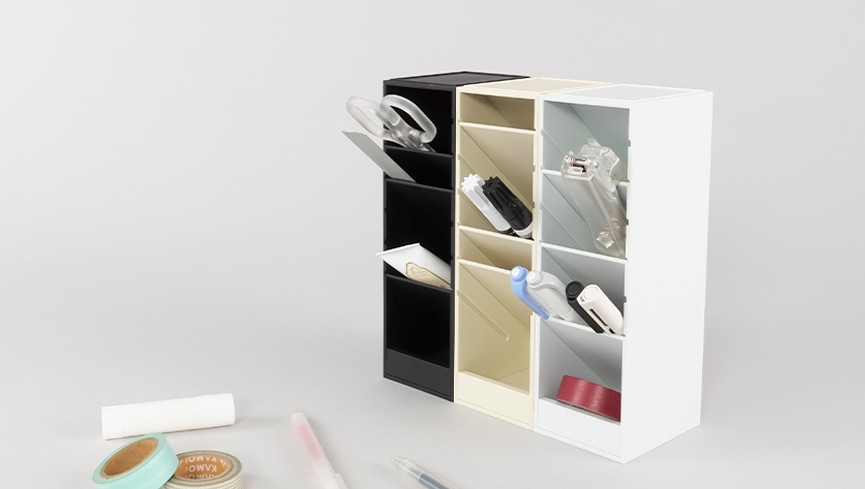 自分好みにカスタムできる！ カール事務器“せいとんシリーズ”から「ツールスタンド・カスタム」登場