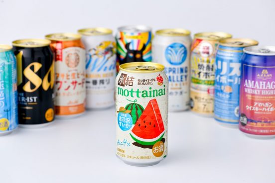 味わいをチャートで数値化！もぎたてスイカの青さと甘みがGood！「氷結 mottainai 尾花沢すいか」