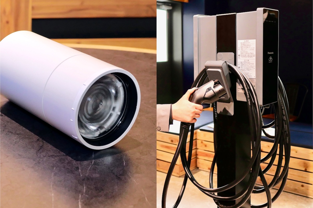 ありそうでなかった！パナソニック本拠地で新EV充電器＆新スポットライトが示した、電池と電気のちょっと未来