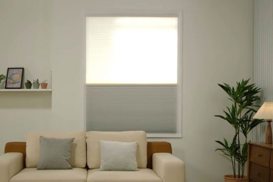 朝日で目覚める生活を実現する電動カーテン「Moodify電動ハニカムシェード」がMakuakeで先行販売