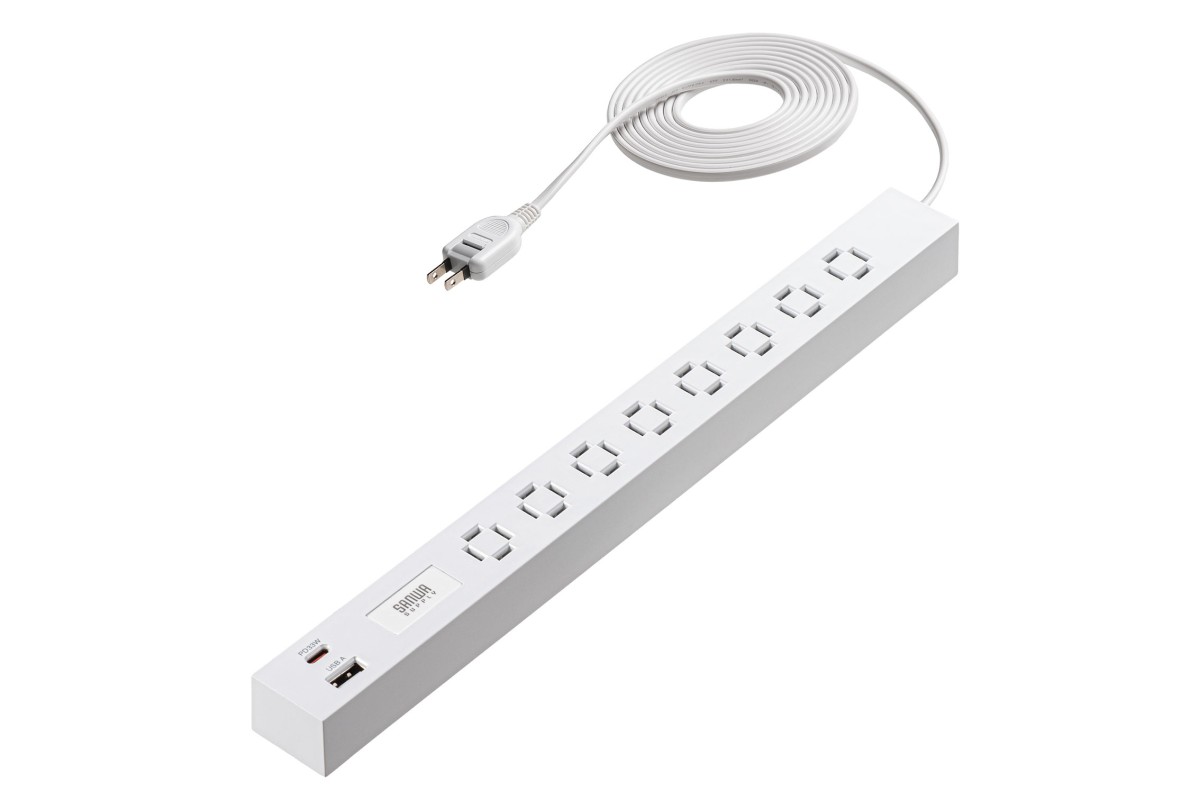 電源まわりがスッキリ片付く！ 縦横自在に差せる革新的電源タップ