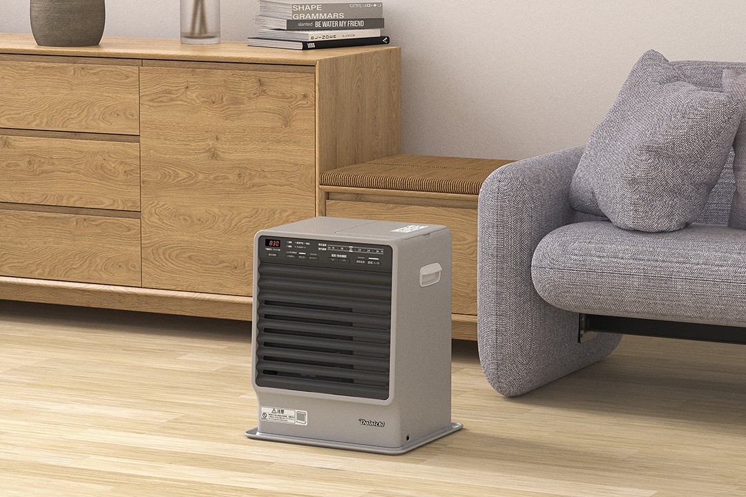 【数量限定】完売続出の石油ファンヒーターにニュートラルカラーの新色追加