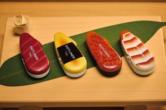 コクヨ「ドットライナー」発売20周年記念に“寿司”モチーフのテープのり登場