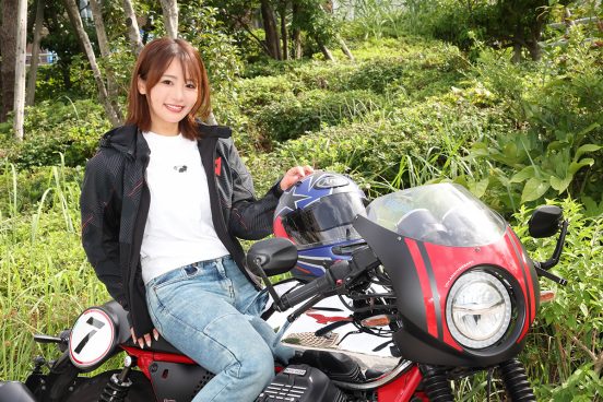 平嶋夏海が語るバイク愛「最初の1台はホンダ・VTR。そして、モトジムカーナデビュー」