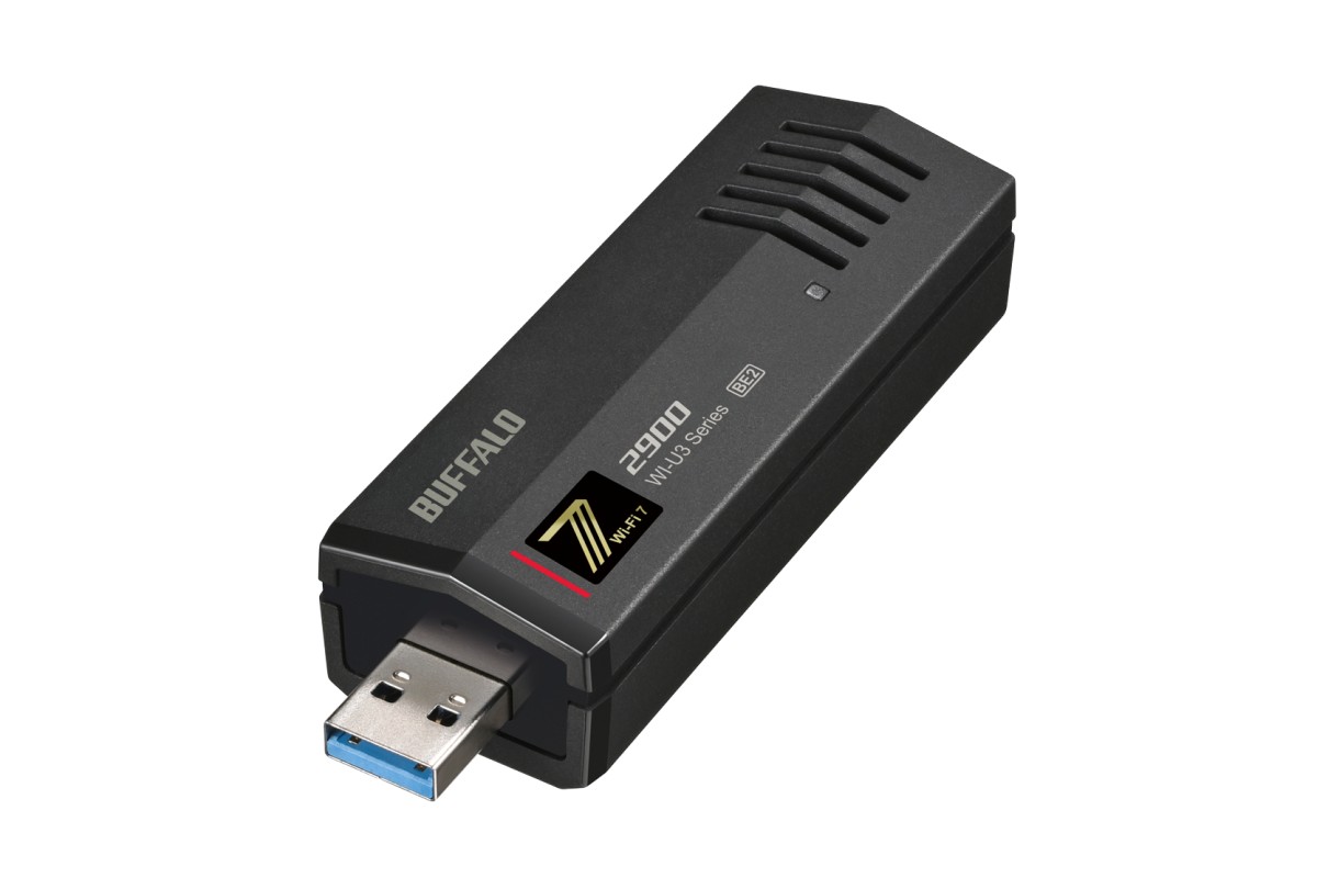 挿すだけでWi-Fi 7へ! 6GHz帯にも対応したWi-Fiアダプター「WI-U3-2900BE2」