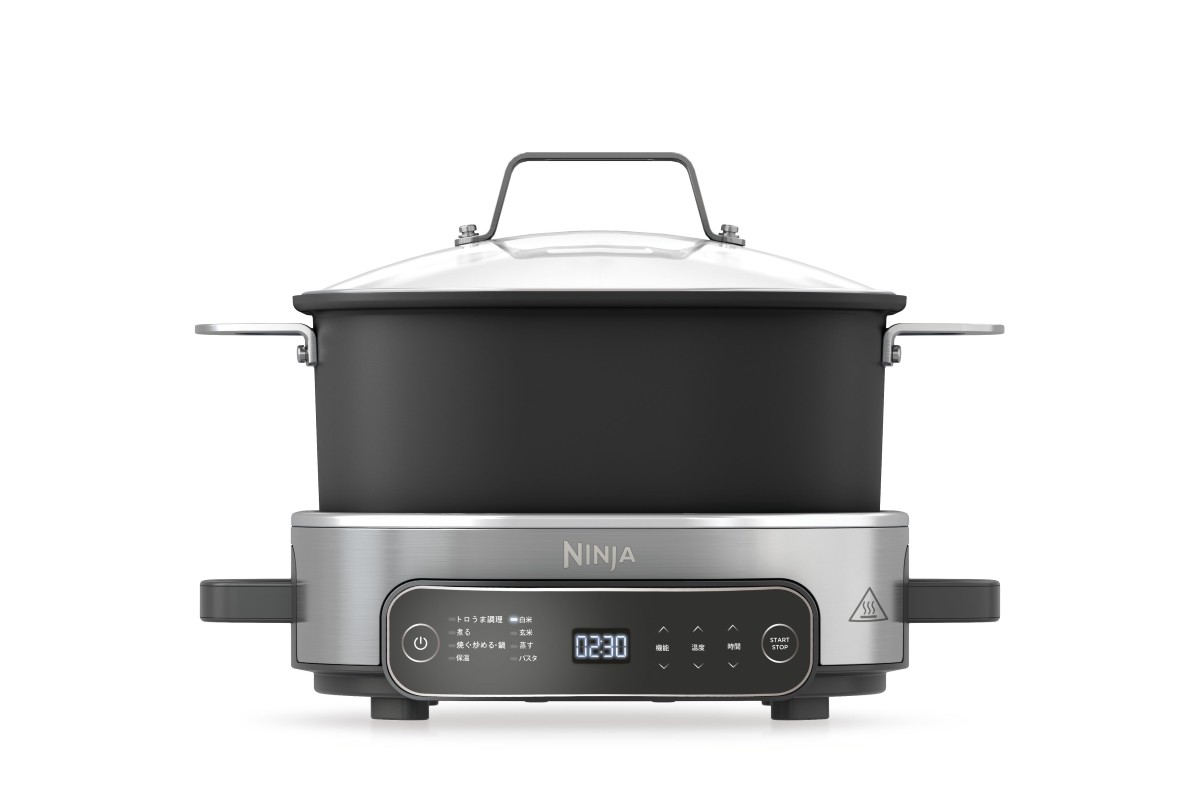 焼く・煮る・蒸す・炊く…1台8役のマルチ調理器「Ninja エブリデーポッシブルクッカー」