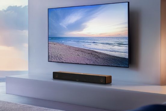 木が奏でる音をテレビにも！ ウッドコーン初のサウンドバー「TH-WD05」誕生