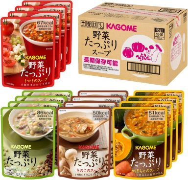 5.5年保存可能なレトルトスープが22％オフ！ Amazonタイムセールで非常食もお得に！
