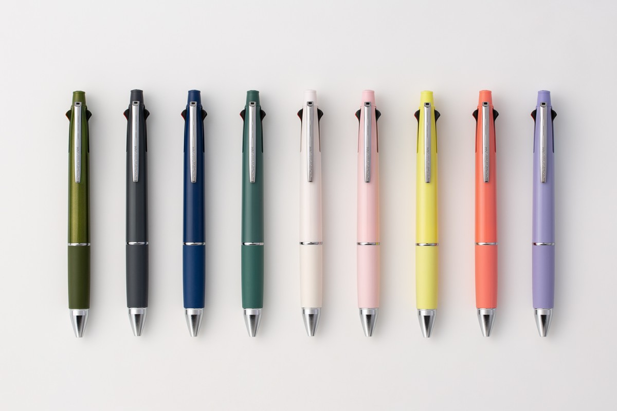 仕事も日常もこれ1本！ 「ジェットストリーム 多機能ペン 4&1」にカラフルな新軸色が登場