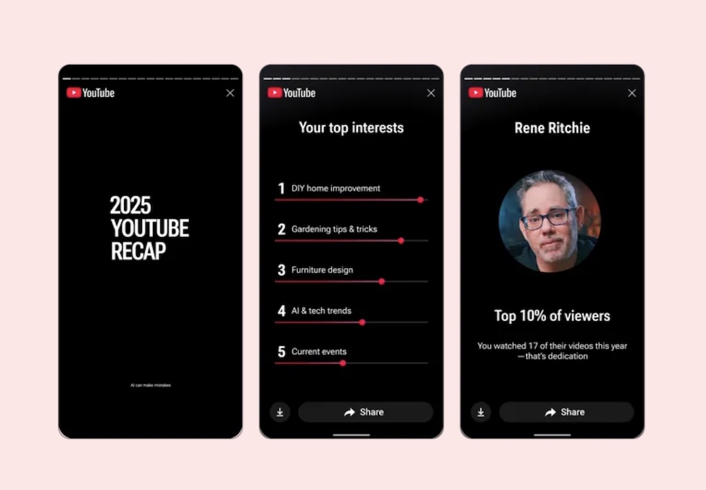 今年よく見た動画は何？ YouTubeが「年間ハイライト」機能を開始