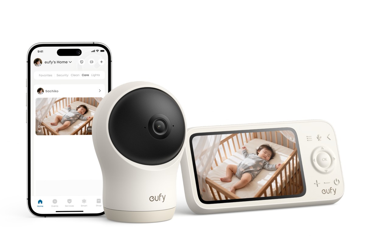 専用モニターがセットになったアンカーEufy初のベビーモニター「Eufy Baby Monitor C10」